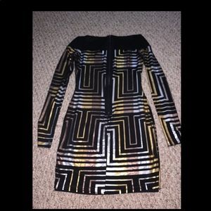 Bebe long sleeve dress